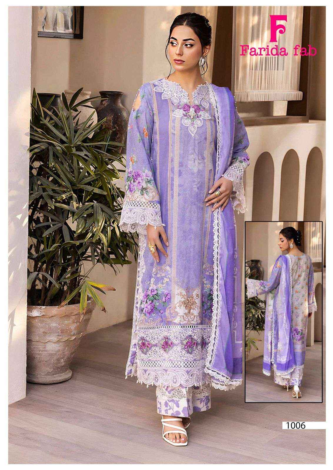 Farida Fab Parian Dream Vol 22 Designer Printed Cotton Dress Material Wholesale Collection ( 6 Pcs Catalog )