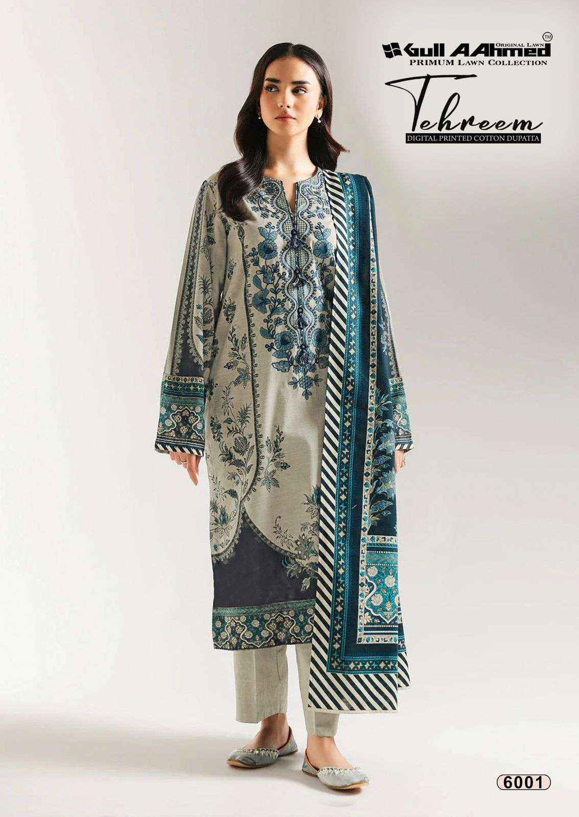 Gull Ahmed Tehreem Vol 6 Unstitch Cotton Ladies Dess Material Wholesale Price ( 6 Pcs Catalogue )