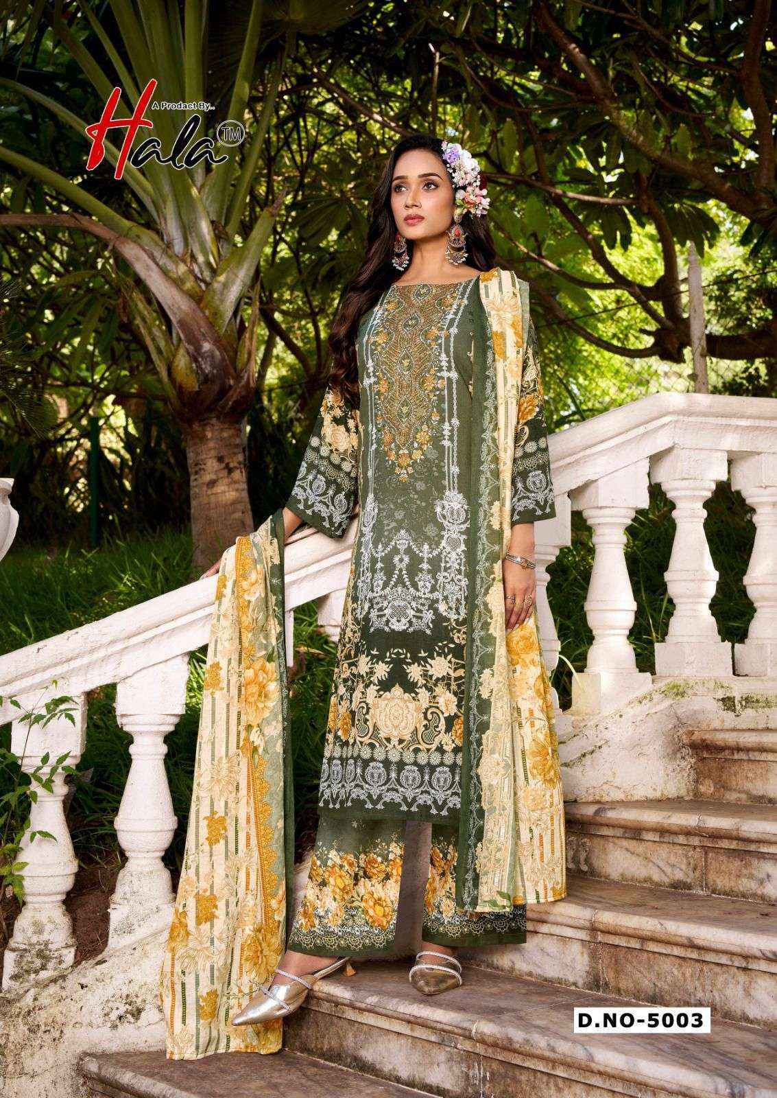 Hala Cotton Aayat Vol 5 Cotton Dress Material Wholesale Surat ( 8 pcs Catalogue )