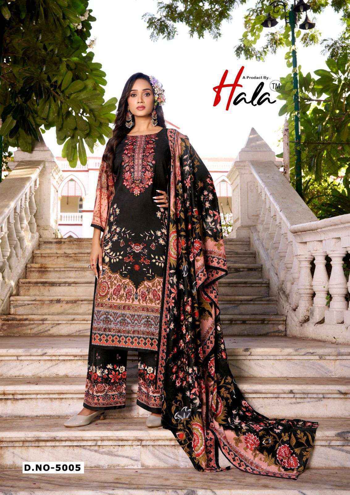 Hala Cotton Aayat Vol 5 Cotton Dress Material Wholesale Surat ( 8 pcs Catalogue )