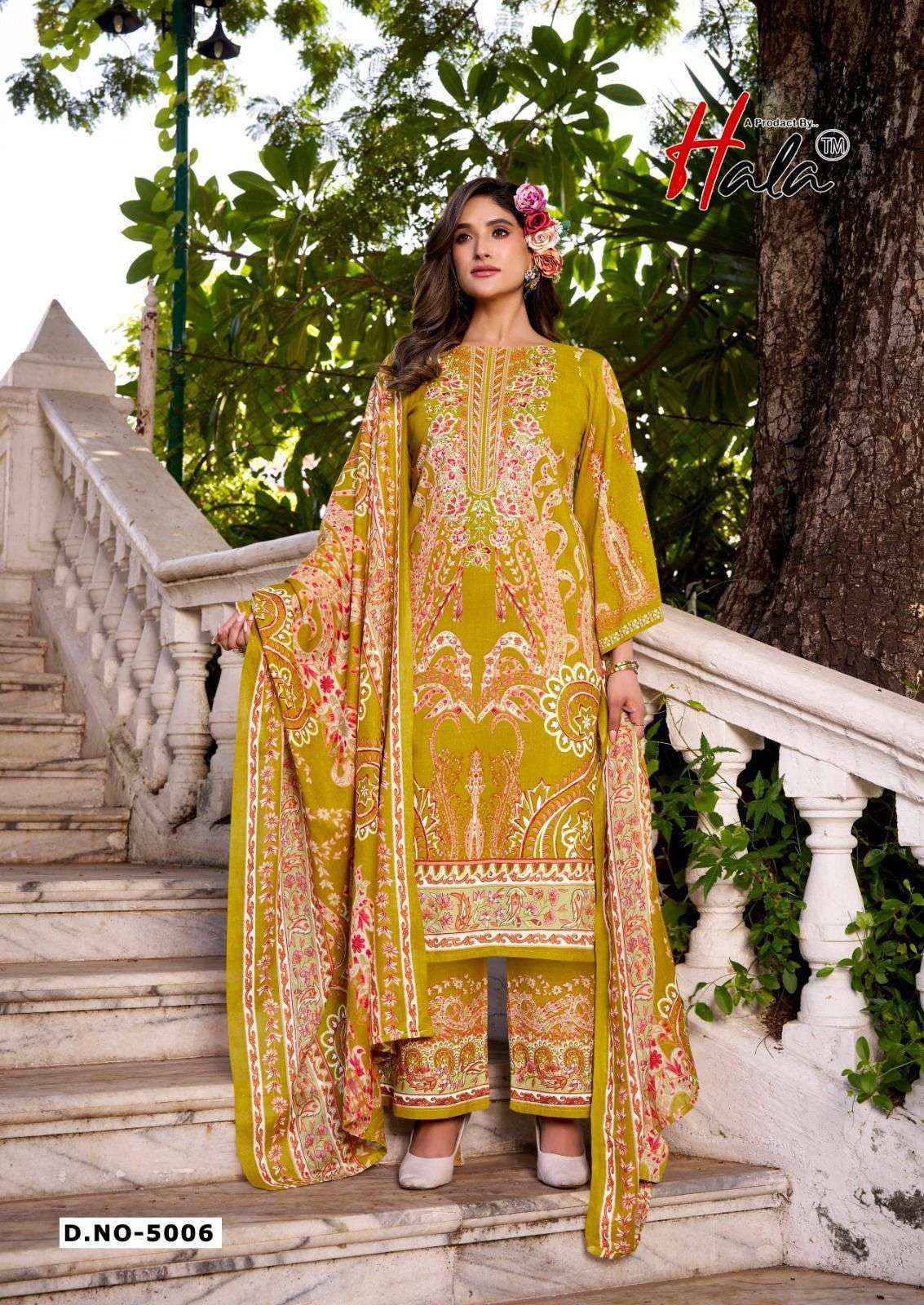 Hala Cotton Aayat Vol 5 Cotton Dress Material Wholesale Surat ( 8 pcs Catalogue )