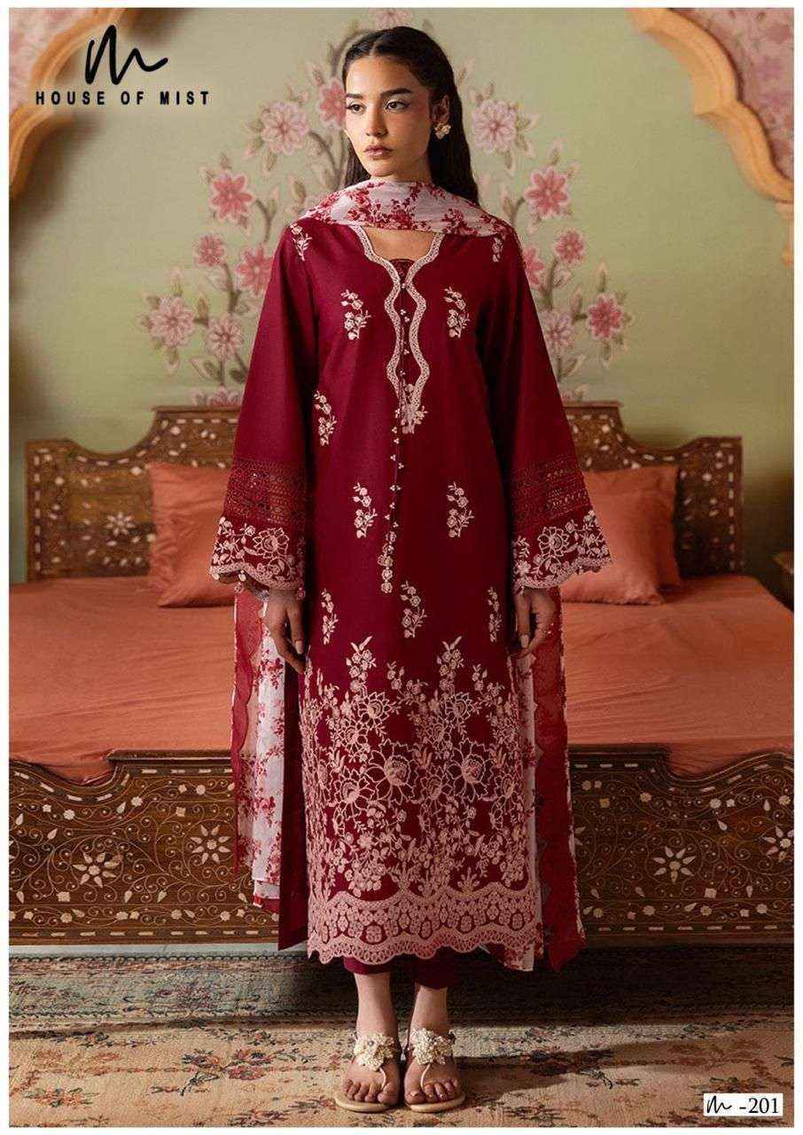 House Of Mist Ghazal Cotton Collection Vol 21 Cotton Readymade Suits ( 6 pcs Catalogue )