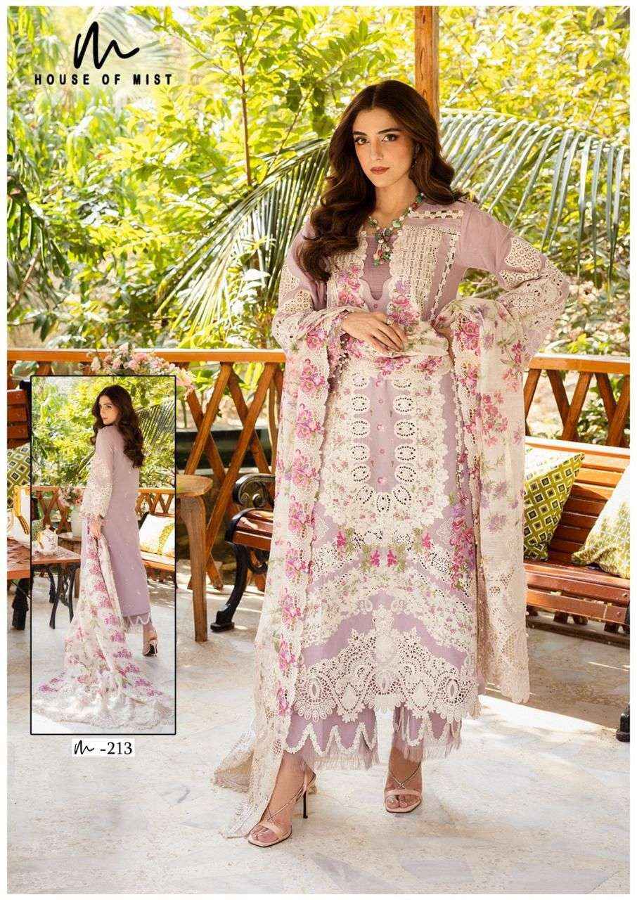 House Of Mist Ghazal Vol 22 Pure Cotton Dress Material Wholesale ( 6 Pcs Catalogue )