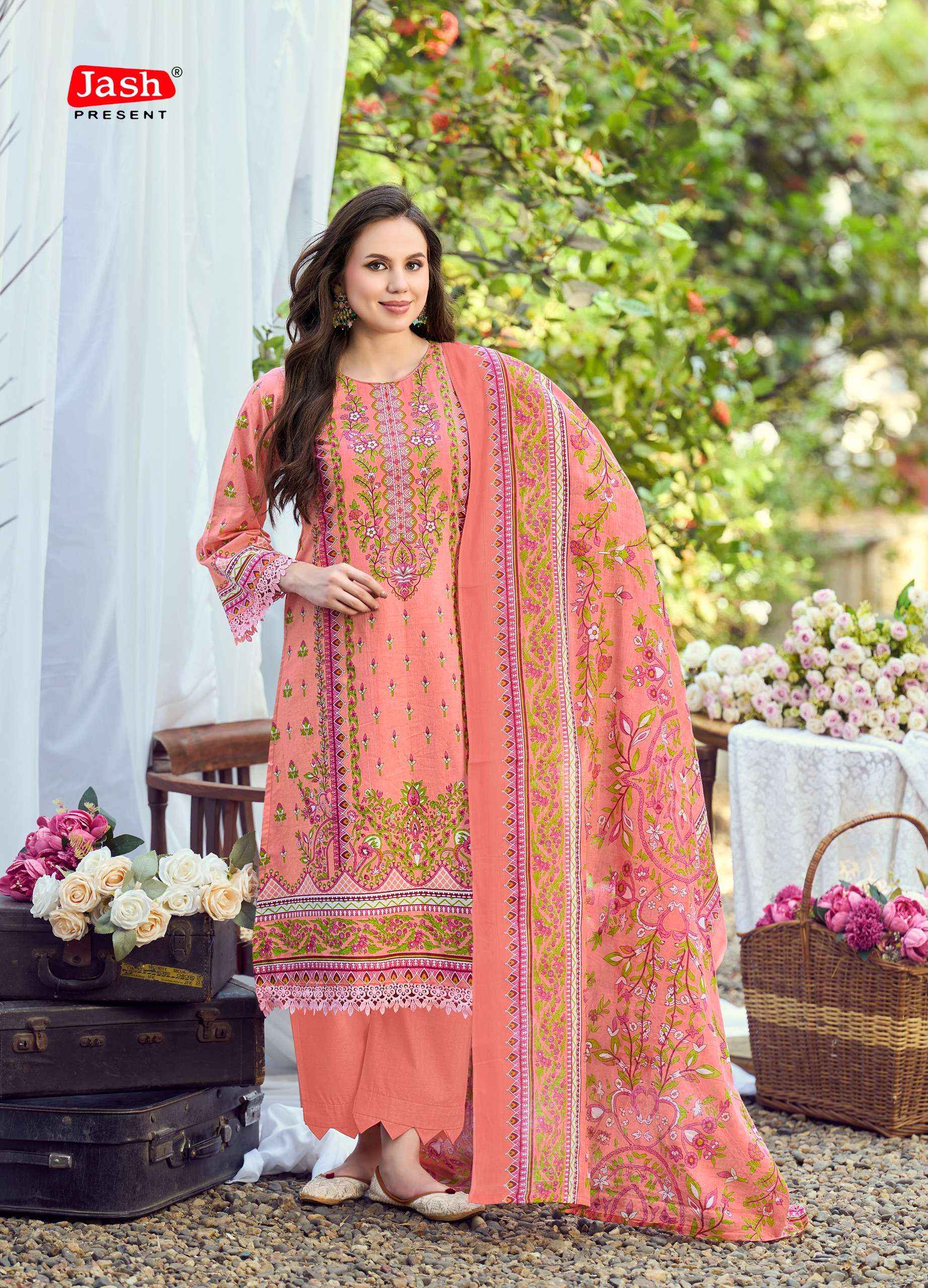 JASH BELLIZA VOL 13 COTTON DIGITAL PRINT DRESS MATERIAL ( 10 PCS  CATALOG )