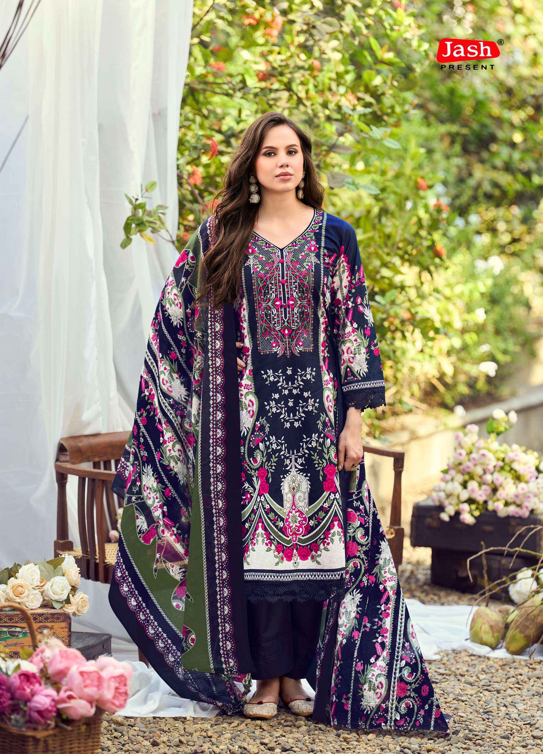 JASH BELLIZA VOL 13 COTTON DIGITAL PRINT DRESS MATERIAL ( 10 PCS  CATALOG )