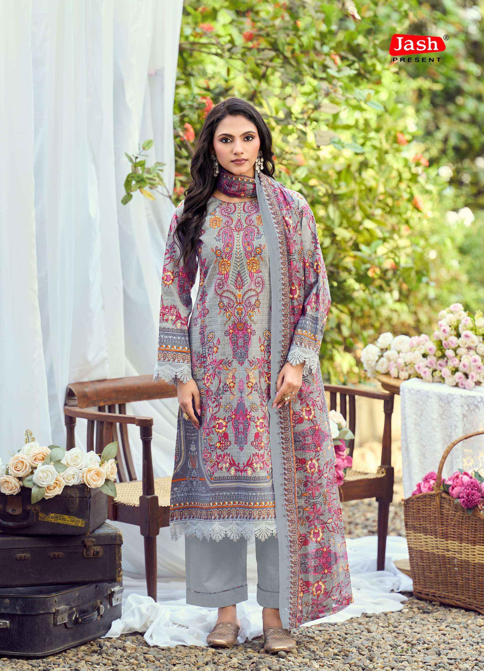 JASH BELLIZA VOL 13 COTTON DIGITAL PRINT DRESS MATERIAL ( 10 PCS  CATALOG )
