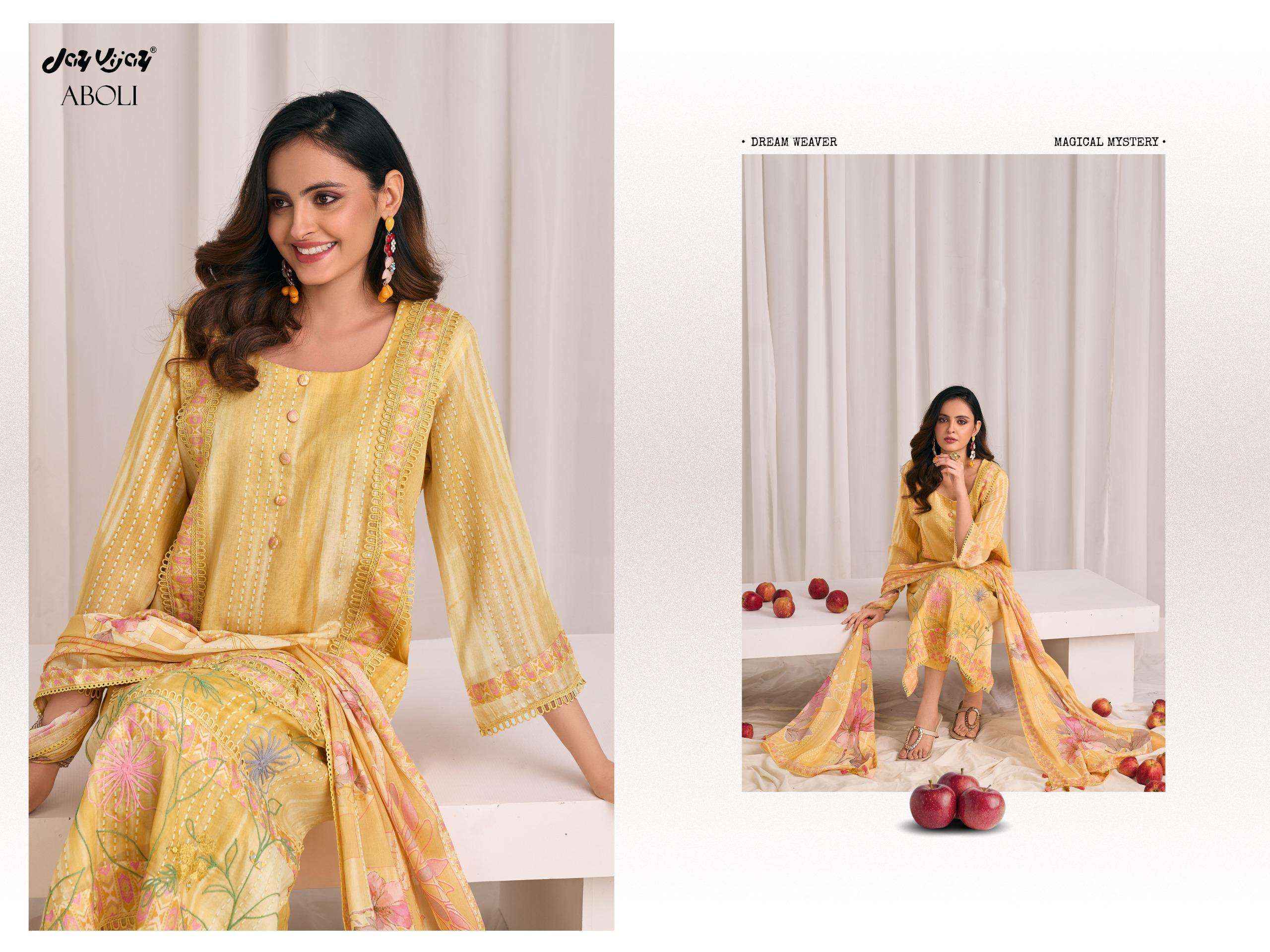Jay Vijay Aboli 3277 Latest Designs Cotton Dress Material Collection ( 4 Pcs Catalog )