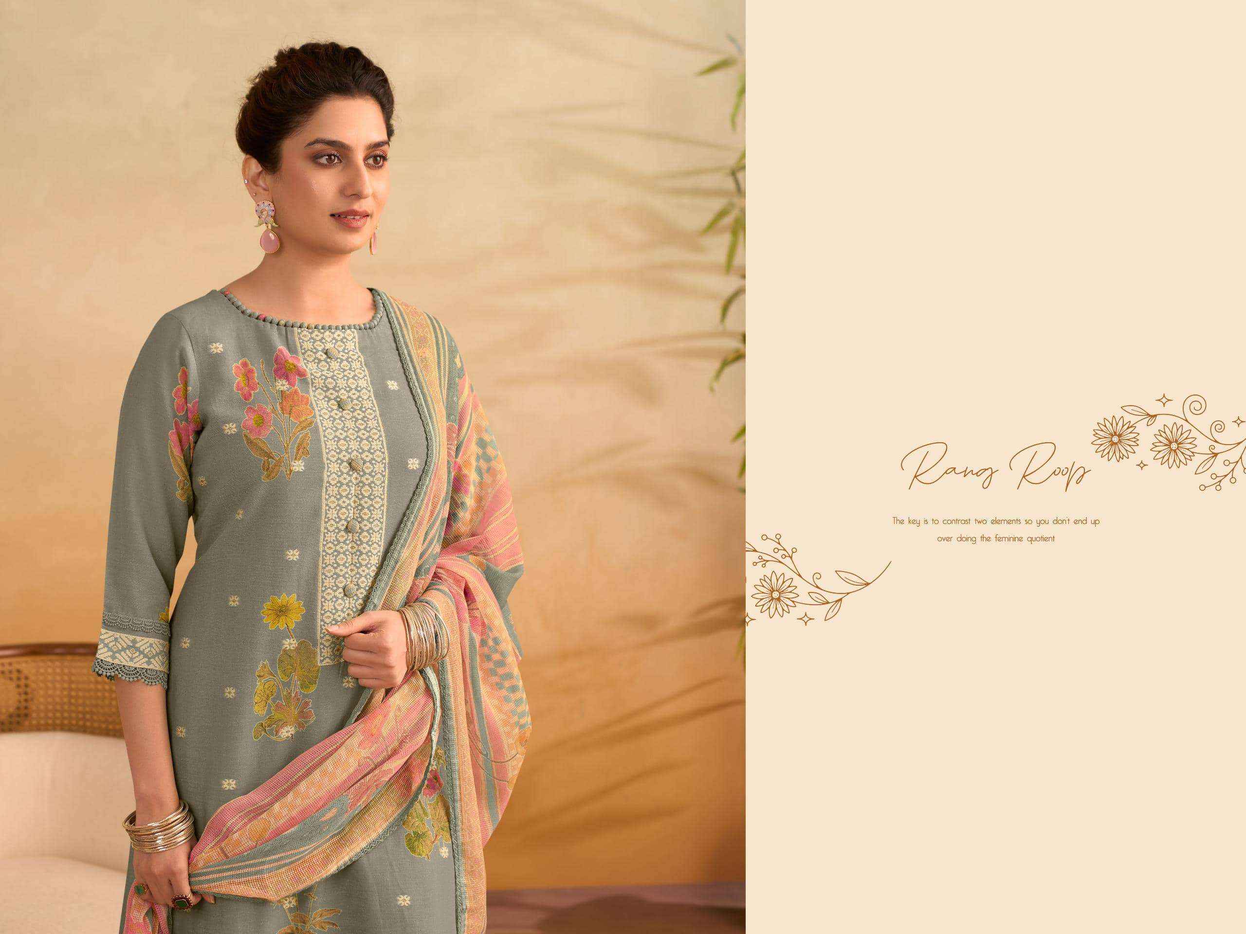 Jay Vijay Rang Roop 3291 Fancy Ladies Dress Material Wholesale Collection ( 4 Pcs Catalog )
