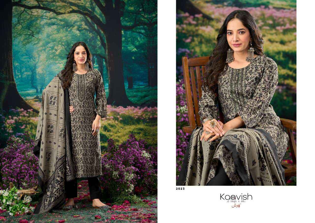 Kaavish Maria Pure Modal Silk Fancy Dress Material Wholesale Collection ( 4 Pcs Catalog )
