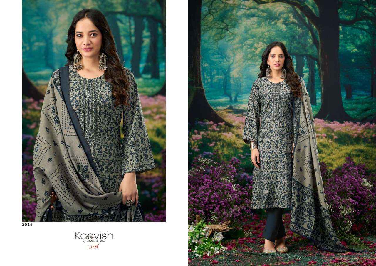 Kaavish Maria Pure Modal Silk Fancy Dress Material Wholesale Collection ( 4 Pcs Catalog )