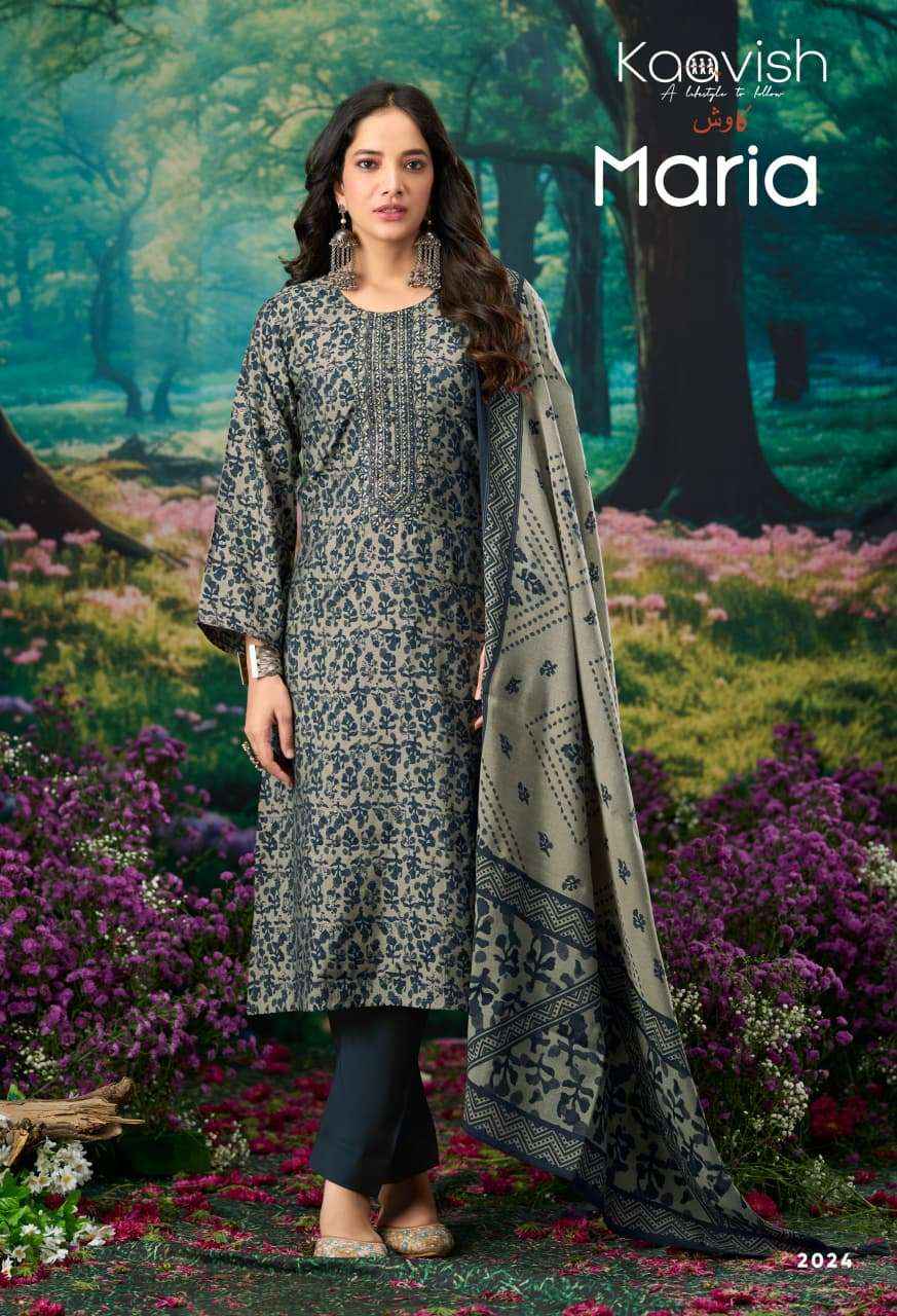 Kaavish Maria Pure Modal Silk Fancy Dress Material Wholesale Collection ( 4 Pcs Catalog )