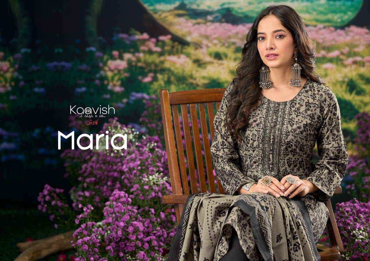 Kaavish Maria Pure Modal Silk Fancy Dress Material Wholesale Collection ( 4 Pcs Catalog )