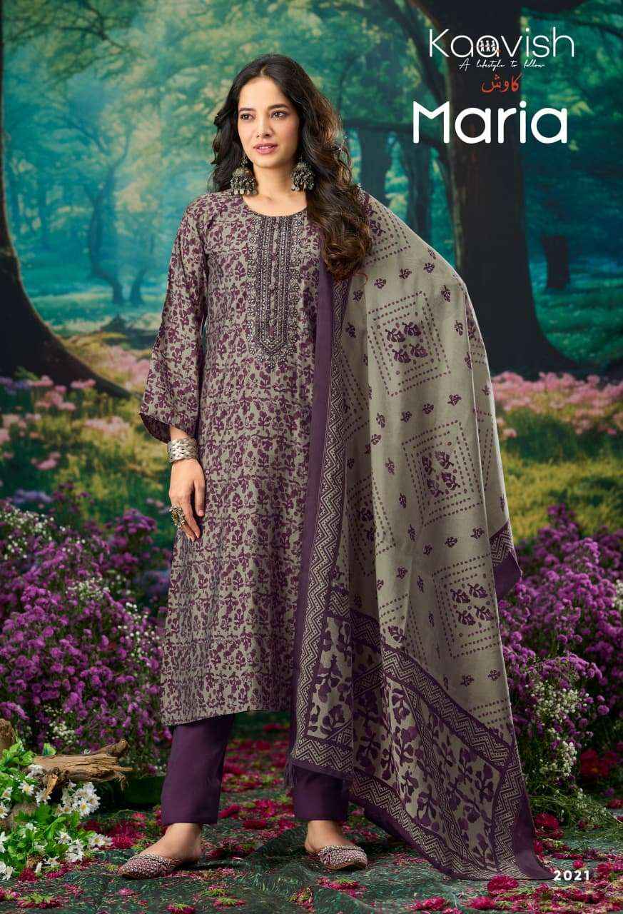 Kaavish Maria Pure Modal Silk Fancy Dress Material Wholesale Collection ( 4 Pcs Catalog )