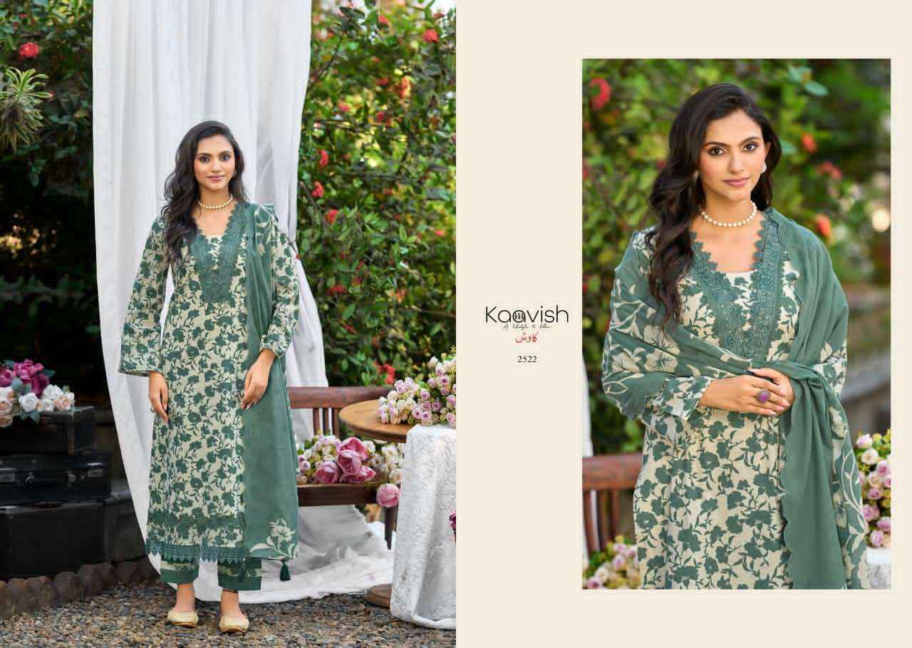 Kaavish Zulfilen Pure Lawn Cotton Ladies Dress Material Wholesale Collection ( 4 Pcs Catalog )