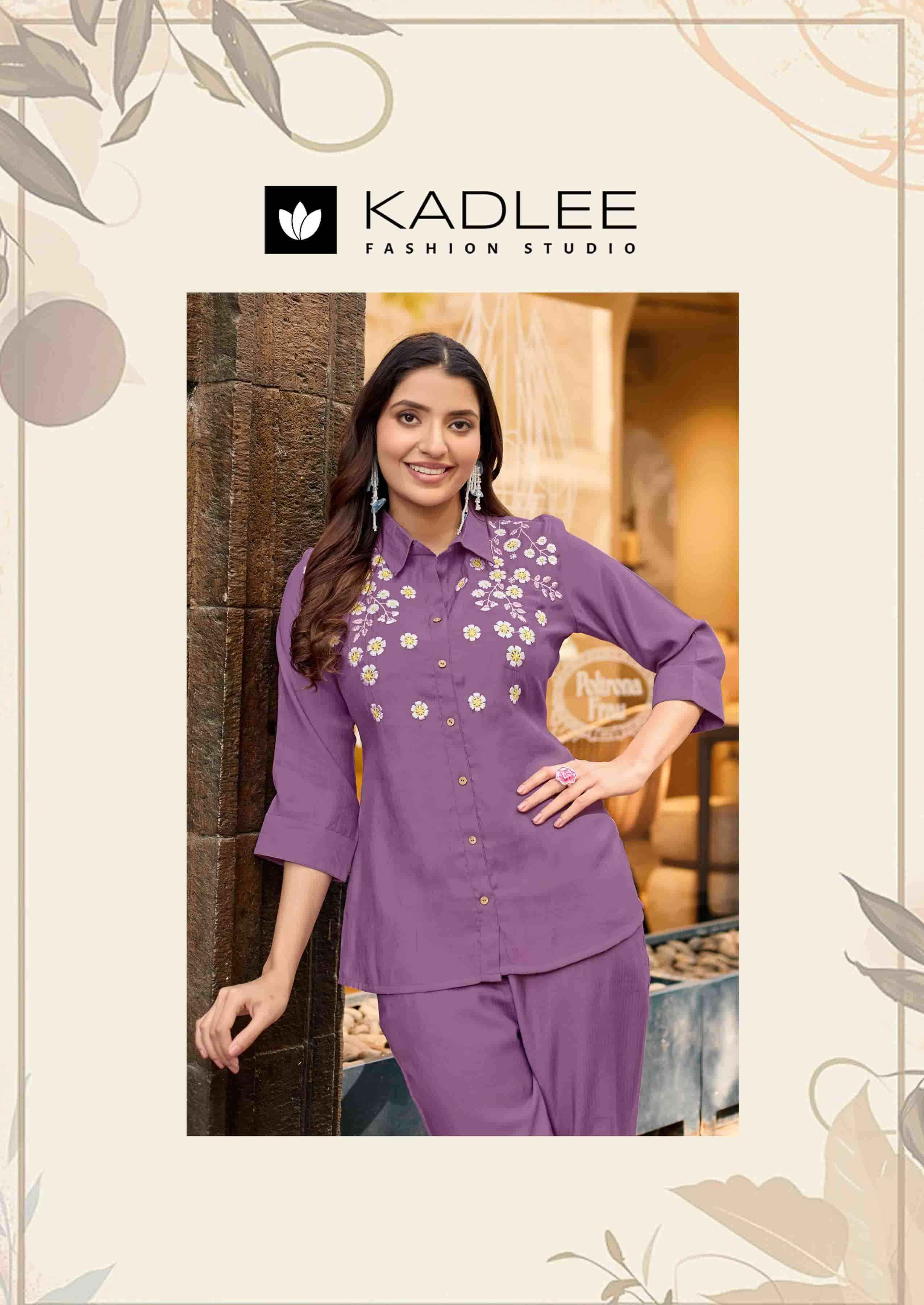 Kadlee Fashion Martina Premium Designs Cord Set Wholesale Price ( 6 Pcs Catalogue )