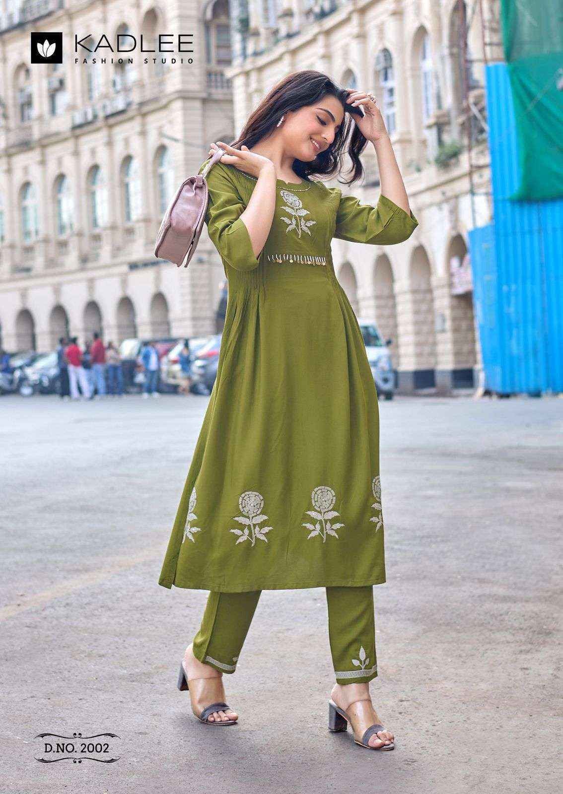 Kadlee Fashion Queen Rayon Kurti With Bottom Wholesale Price ( 6 pcs Catalogue )