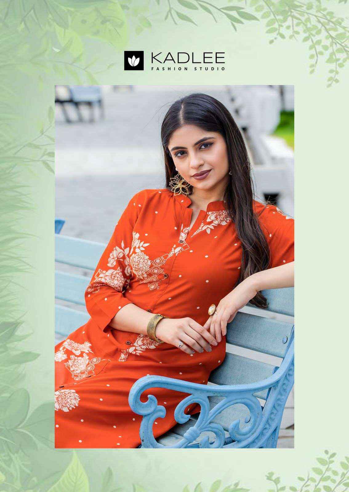 Kadlee Karnaee Premium Wear Kurti Bottom Pair Dress Collection ( 6 Pcs Catalog )