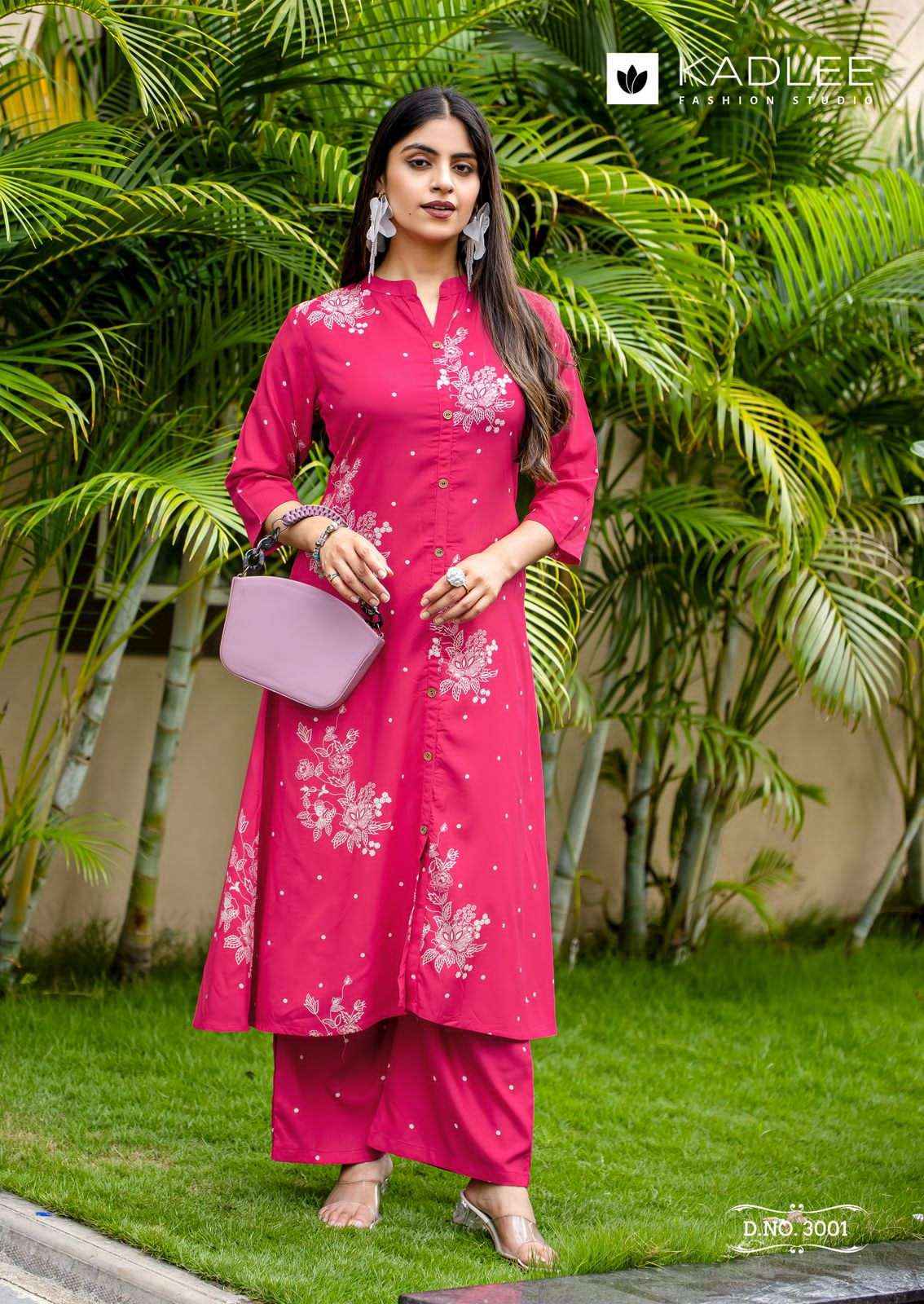 Kadlee Karnaee Premium Wear Kurti Bottom Pair Dress Collection ( 6 Pcs Catalog )