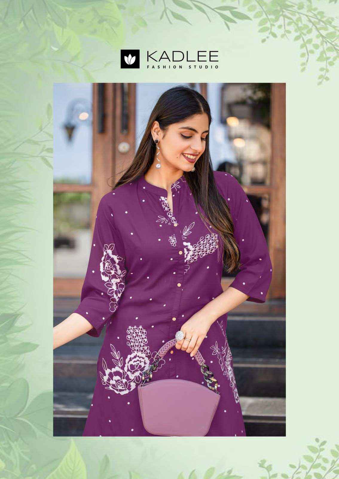 Kadlee Karnaee Premium Wear Kurti Bottom Pair Dress Collection ( 6 Pcs Catalog )