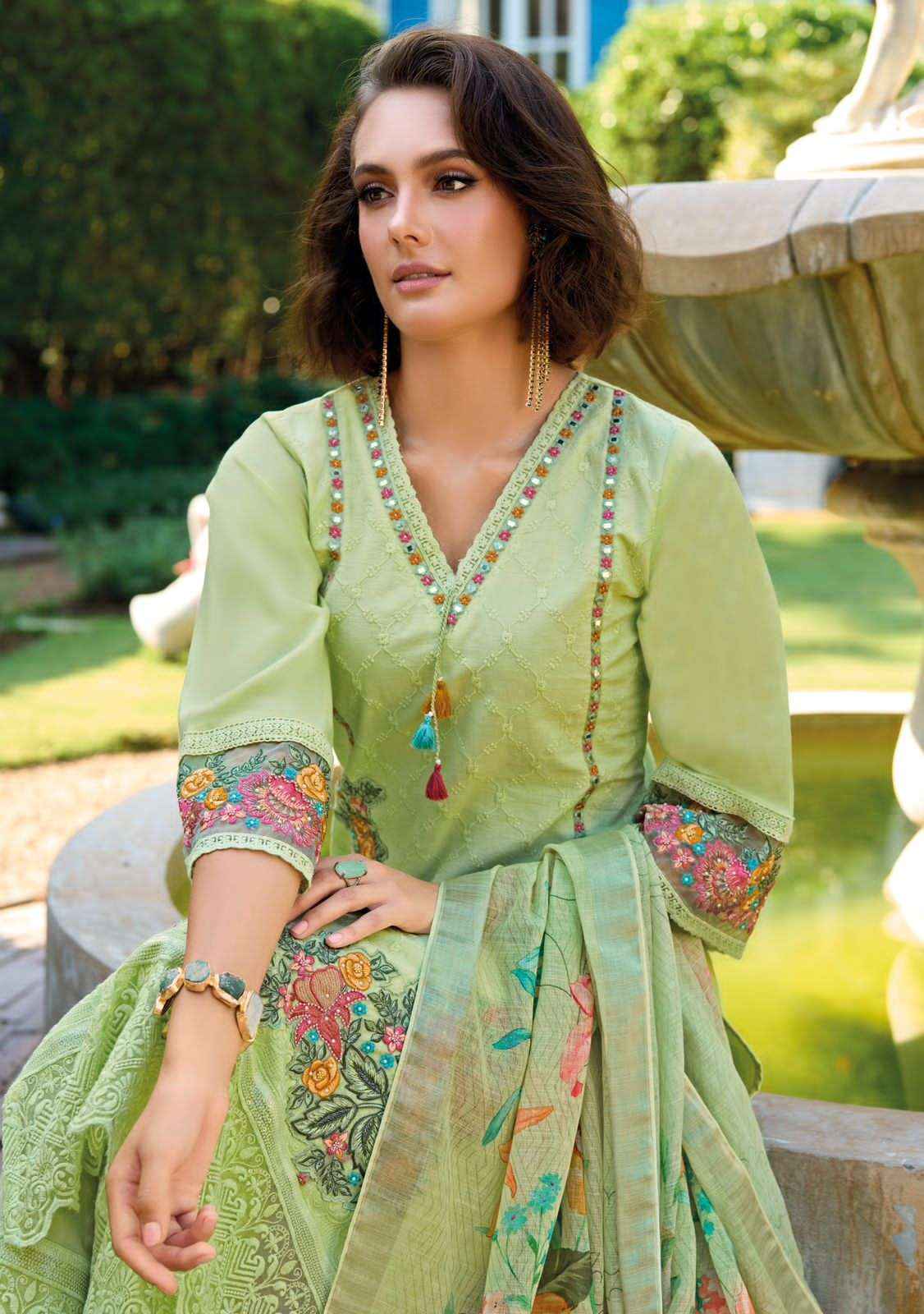 Kailee Suffy Vol 2 Pure Chiknakari Designer Readymade Suits Wholesale Price ( 4 Pcs Catalogue )