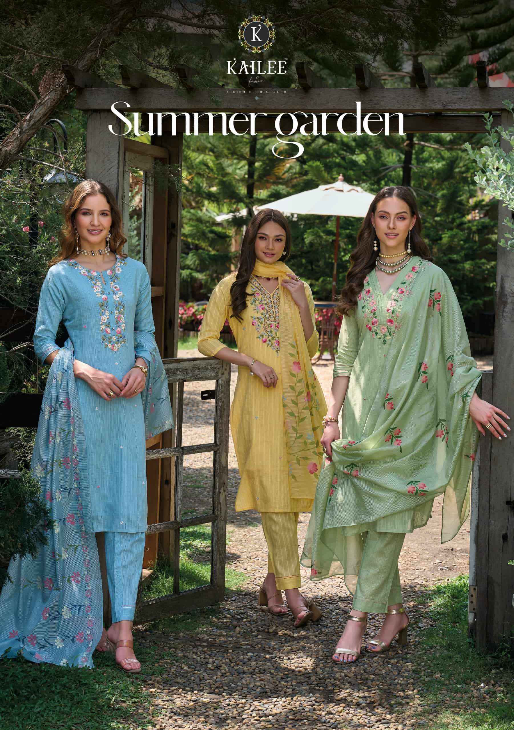 Kailee Summer Garden Pure Cotton Readymade suits Wholesale Price ( 4 Pcs Catalogue )