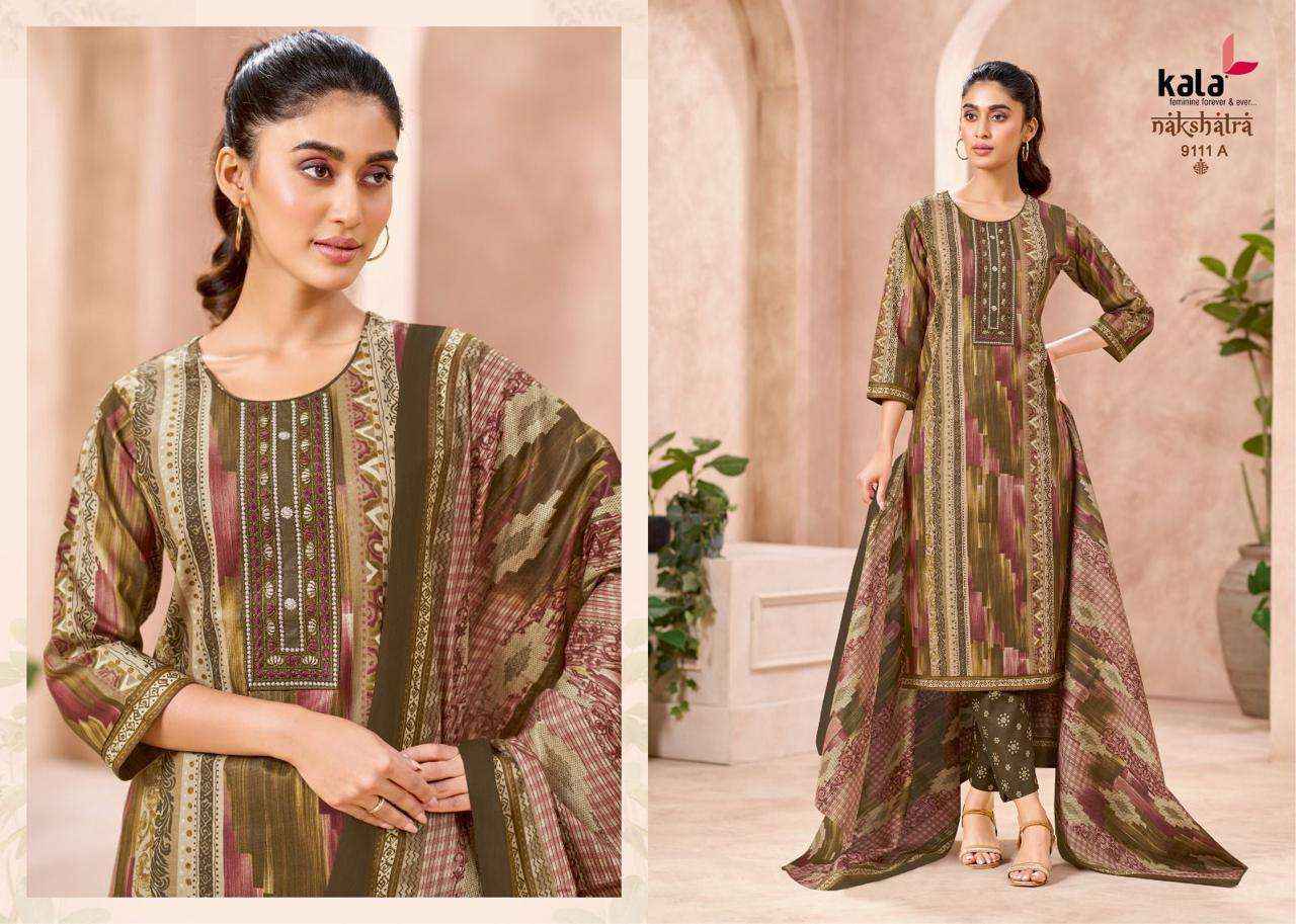 Kala Nakshatra Vol 5 Readymade Cotton 3 Piece Set Collection ( 12 Pcs Catalog )