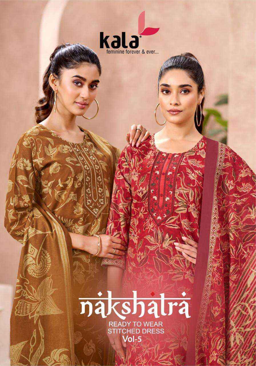Kala Nakshatra Vol 5 Readymade Cotton 3 Piece Set Collection ( 12 Pcs Catalog )
