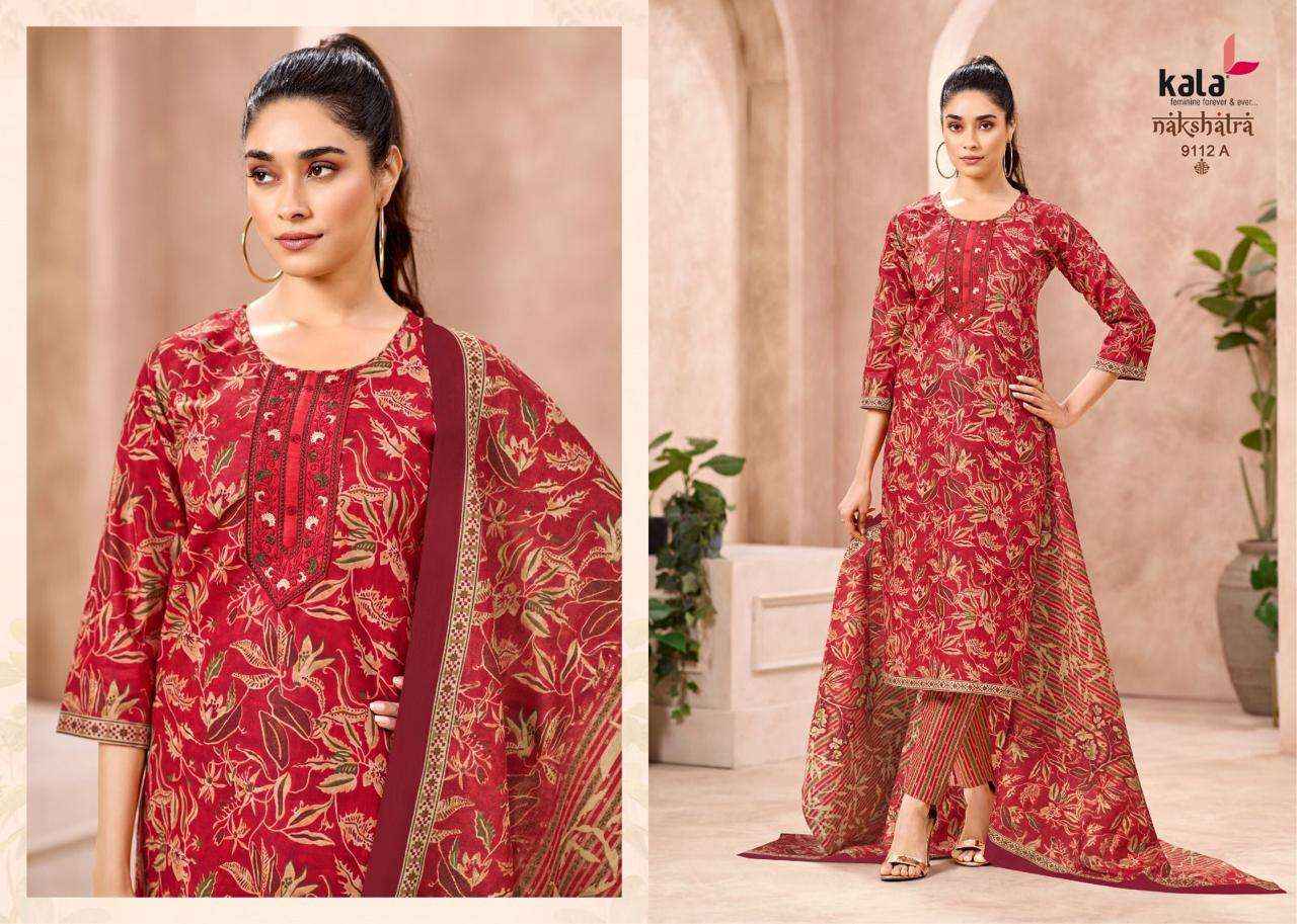 Kala Nakshatra Vol 5 Readymade Cotton 3 Piece Set Collection ( 12 Pcs Catalog )