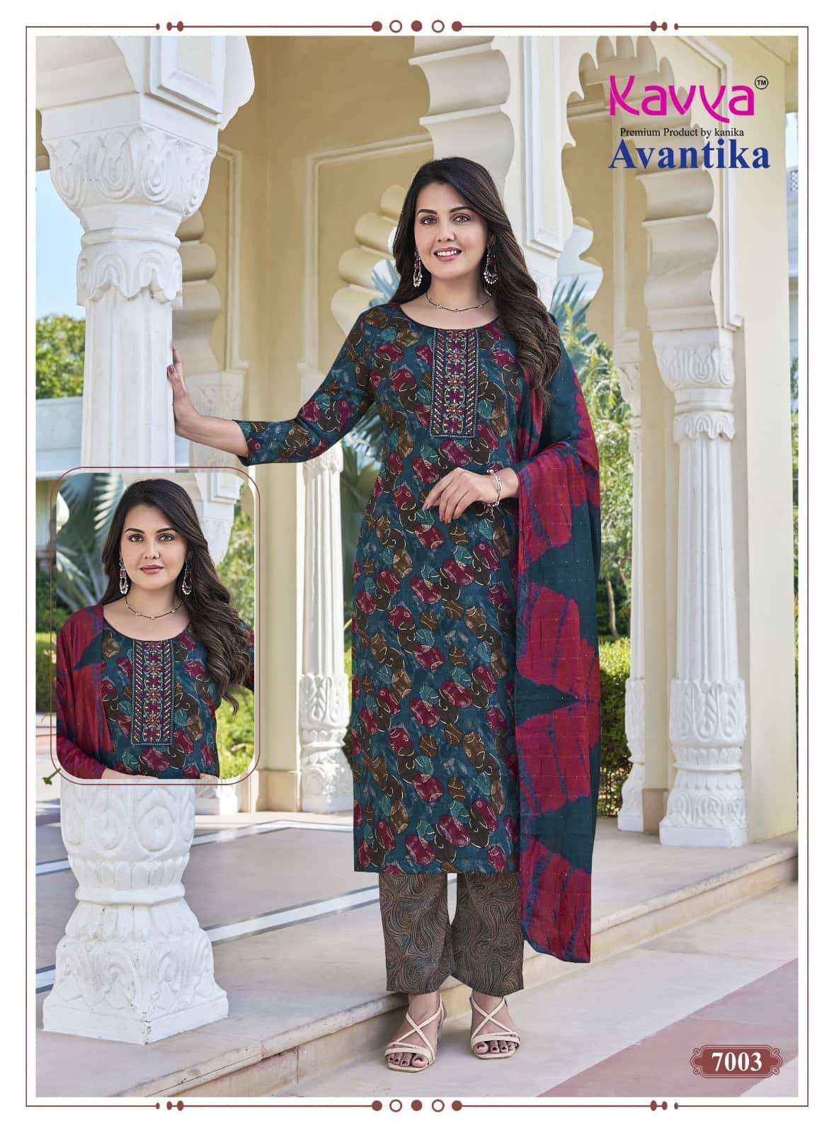 Kavya Avantika Vol 7 Readymade Wholesale Price ( 10 Pcs Catalogue )