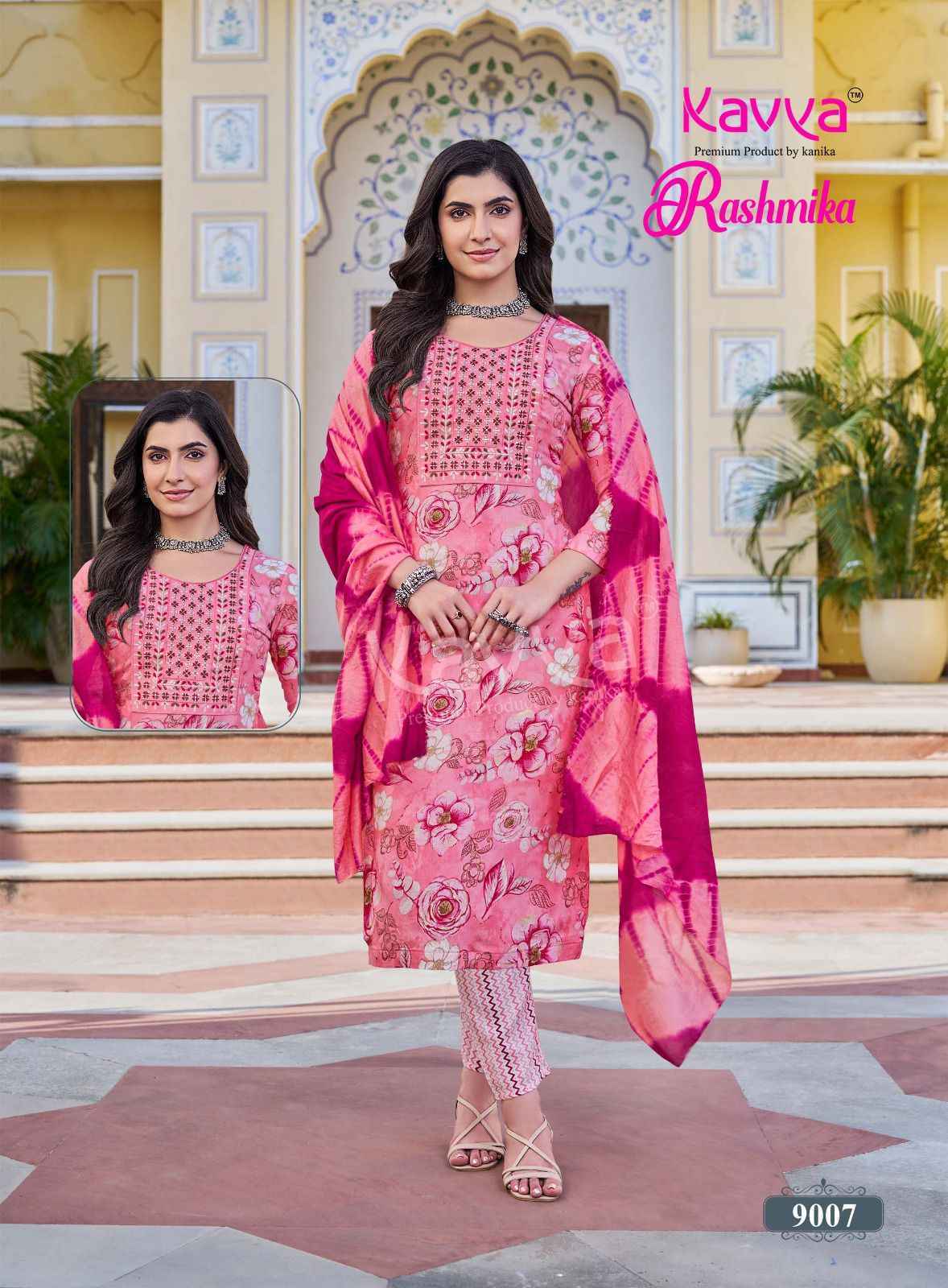 Kavya Rashmika Vol 9 Rayon Readymade Suits Wholesale ( 10 pcs Catalogue )