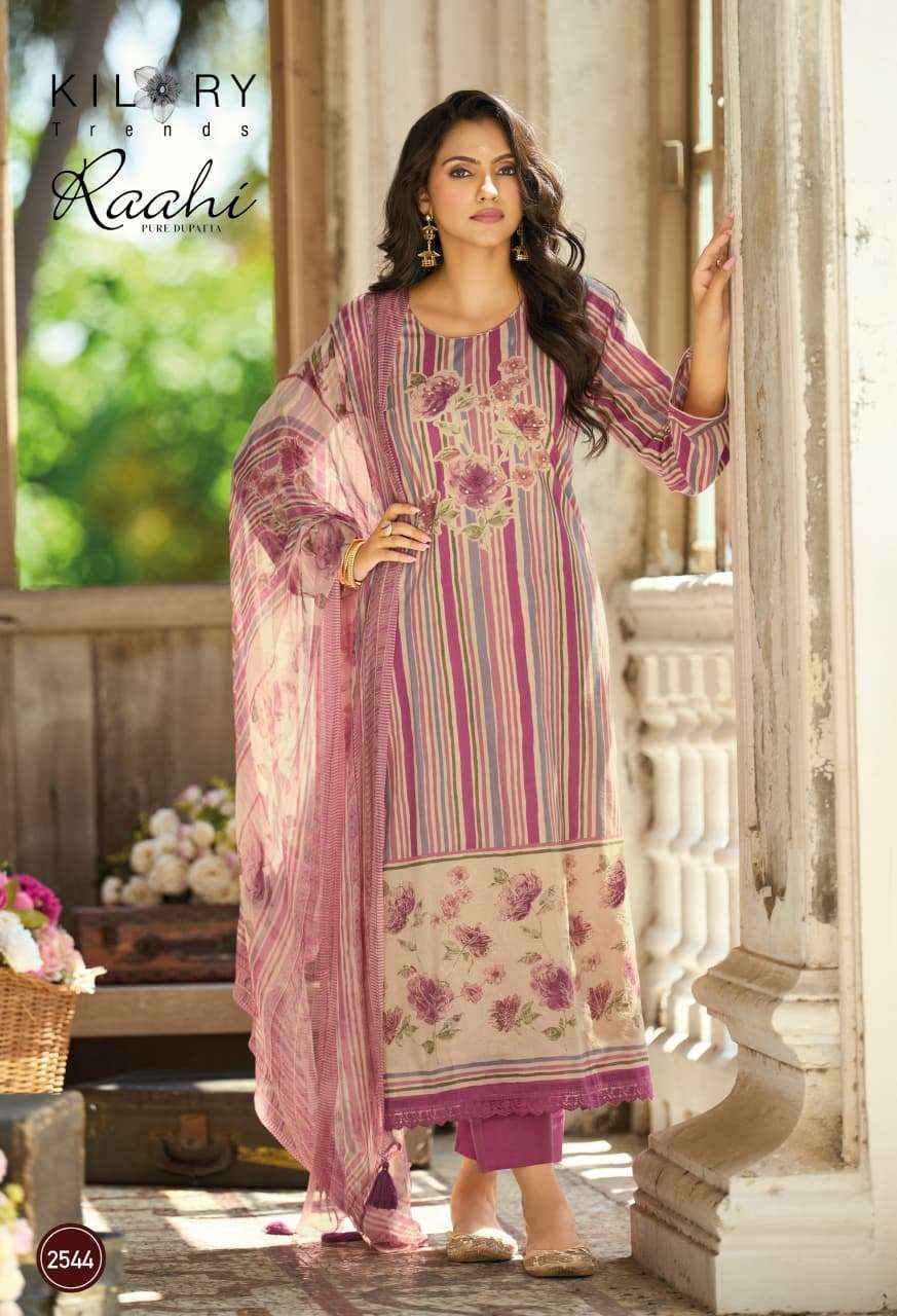 Kilory Trends Raahi Pure Lawn Cotton Dress Material Wholesale Online Shopping ( 6 Pcs Catalogue )