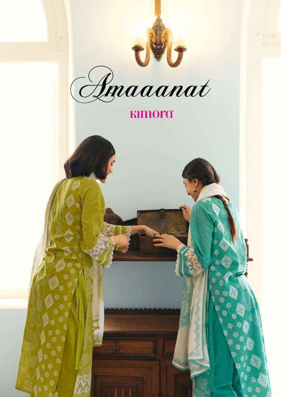 Kimora Amaaanat Vol 70 Lawn Cotton Dress Material Wholesale Collection ( 4 Pcs Catalog )