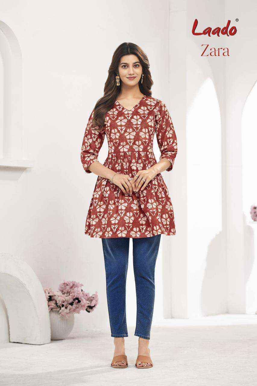 Laado Zara Vol 8 Cotton Kurti Collection ( 10 Pcs Catalog )