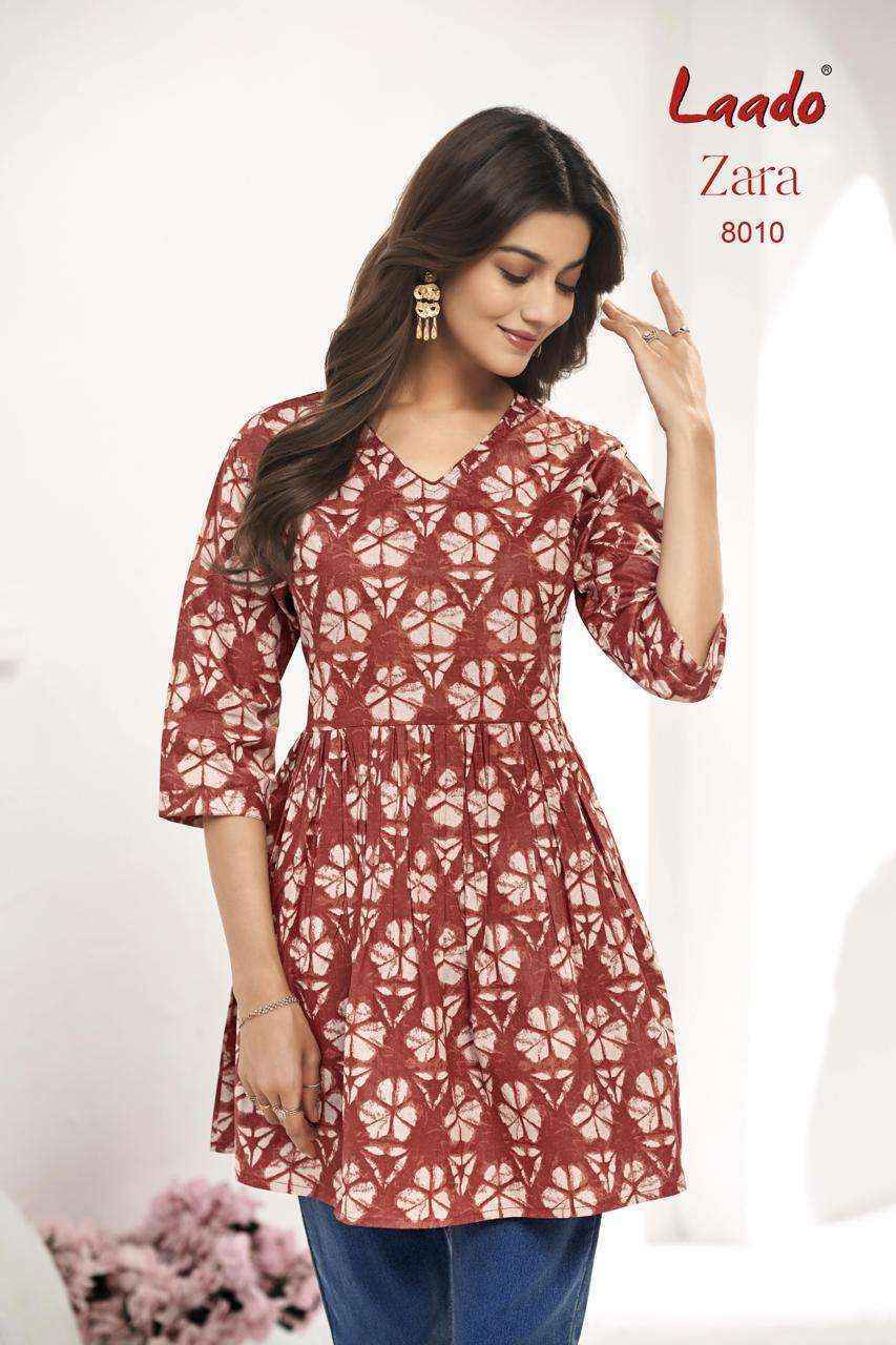 Laado Zara Vol 8 Cotton Kurti Collection ( 10 Pcs Catalog )