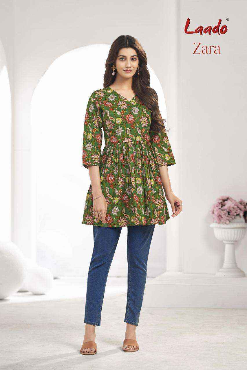 Laado Zara Vol 8 Cotton Kurti Collection ( 10 Pcs Catalog )