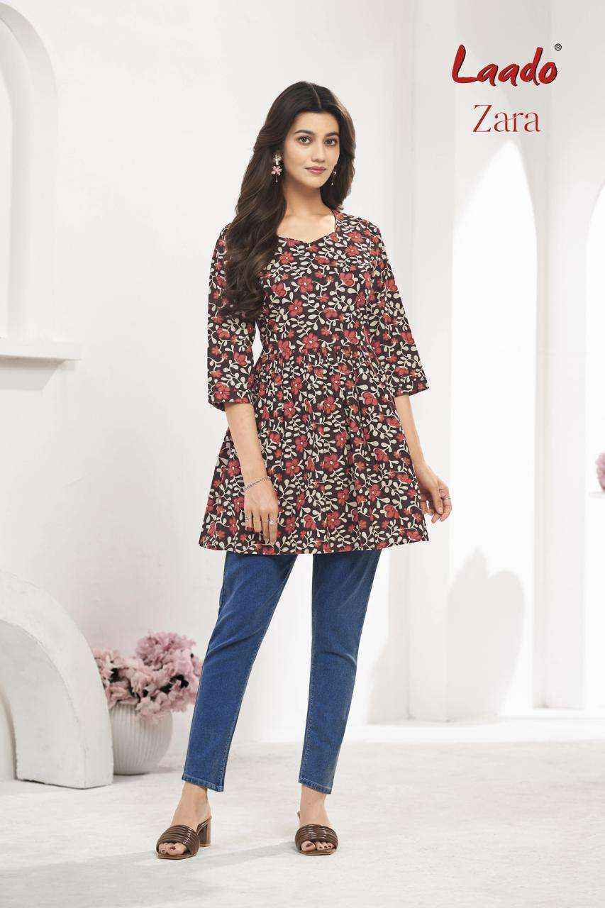 Laado Zara Vol 8 Cotton Kurti Collection ( 10 Pcs Catalog )