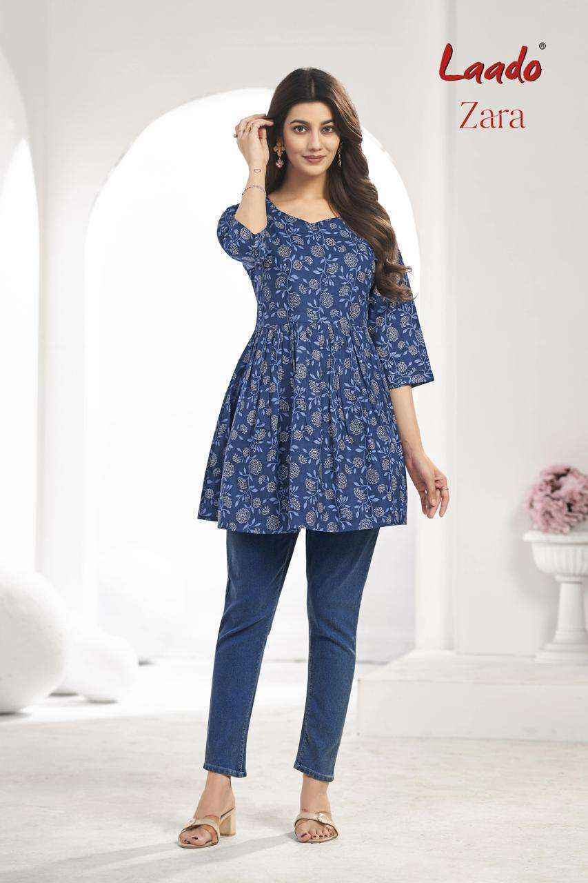 Laado Zara Vol 8 Cotton Kurti Collection ( 10 Pcs Catalog )
