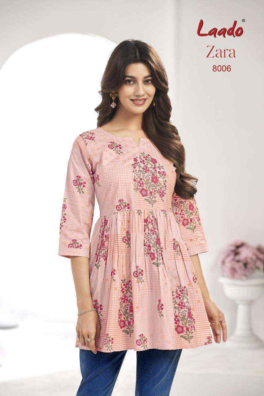 Laado Zara Vol 8 Cotton Kurti Collection ( 10 Pcs Catalog )