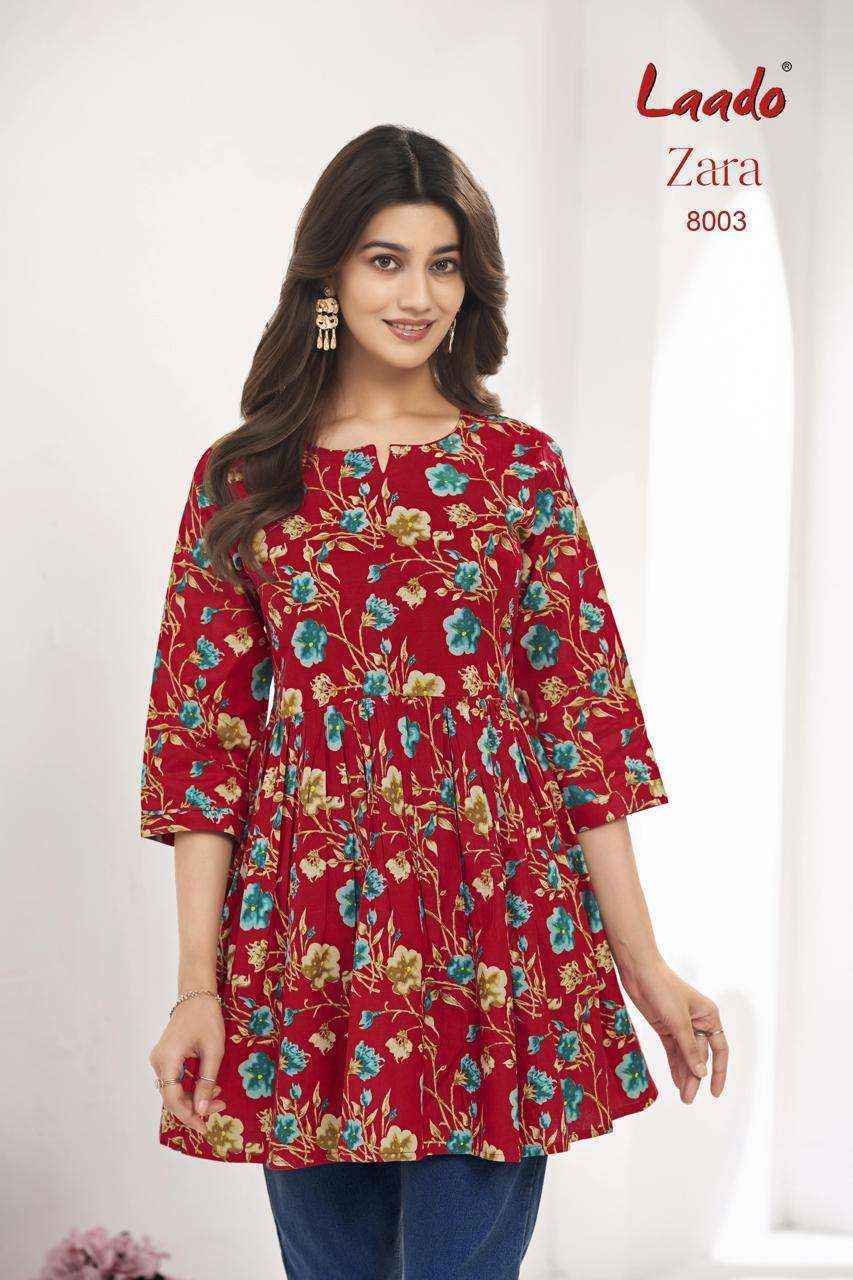 Laado Zara Vol 8 Cotton Kurti Collection ( 10 Pcs Catalog )
