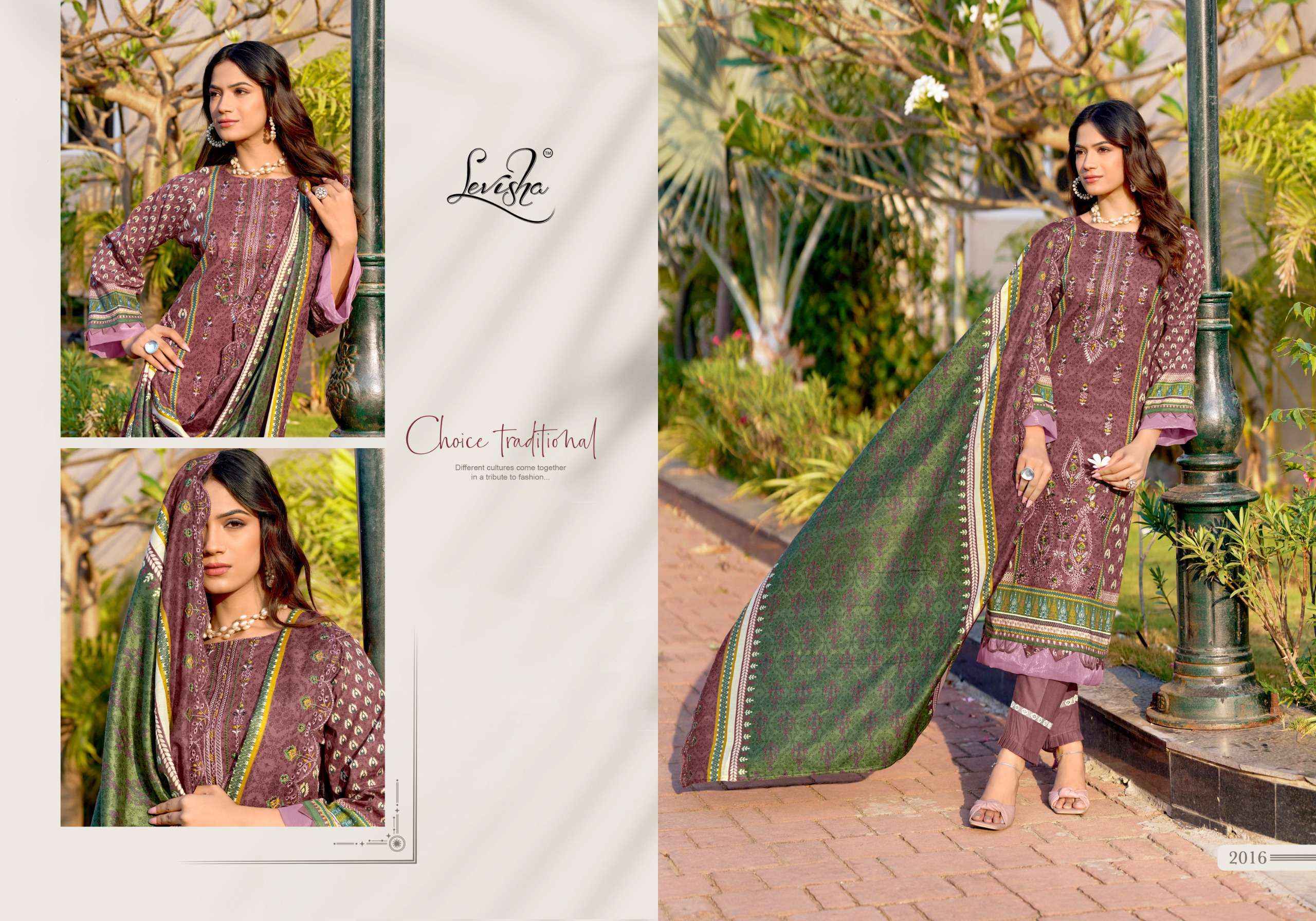 Levisha Madhubala Vol 14 Lawn Cotton Dress Material Wholesale Surat ( 8 pcs Catalogue )