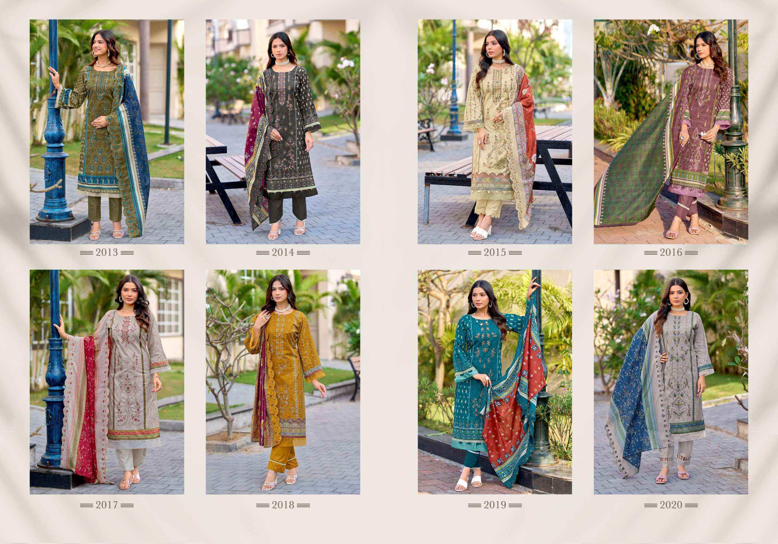Levisha Madhubala Vol 14 Lawn Cotton Dress Material Wholesale Surat ( 8 pcs Catalogue )