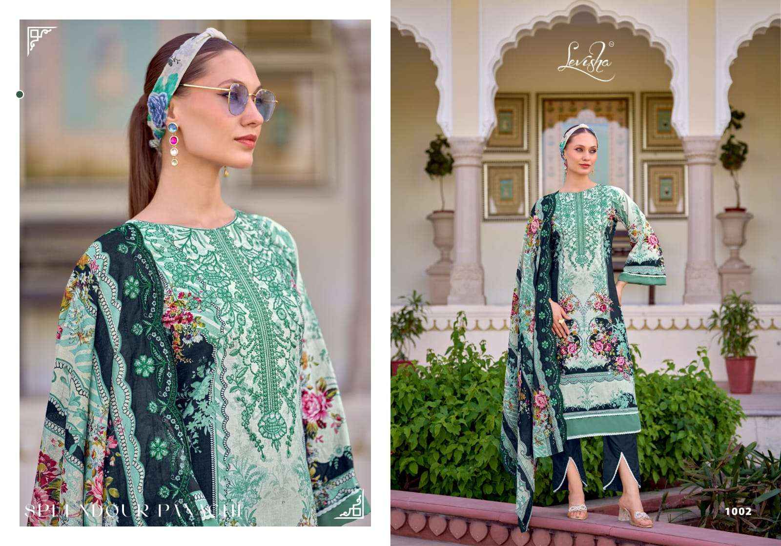Levisha Needal Wonder Nx Cotton Pakistani Style Dress Material Collection ( 8 Pcs Catalog )