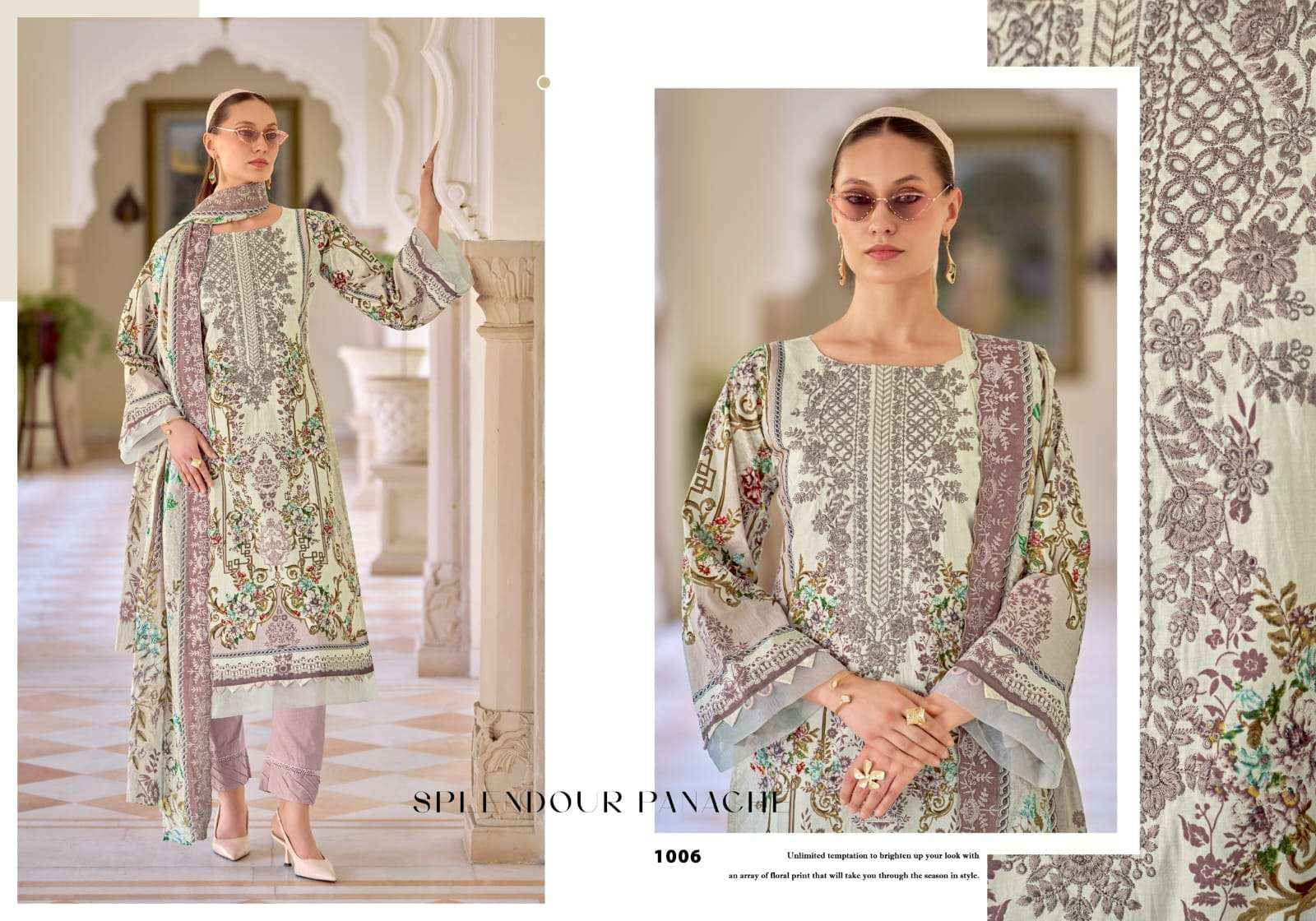 Levisha Needal Wonder Nx Cotton Pakistani Style Dress Material Collection ( 8 Pcs Catalog )