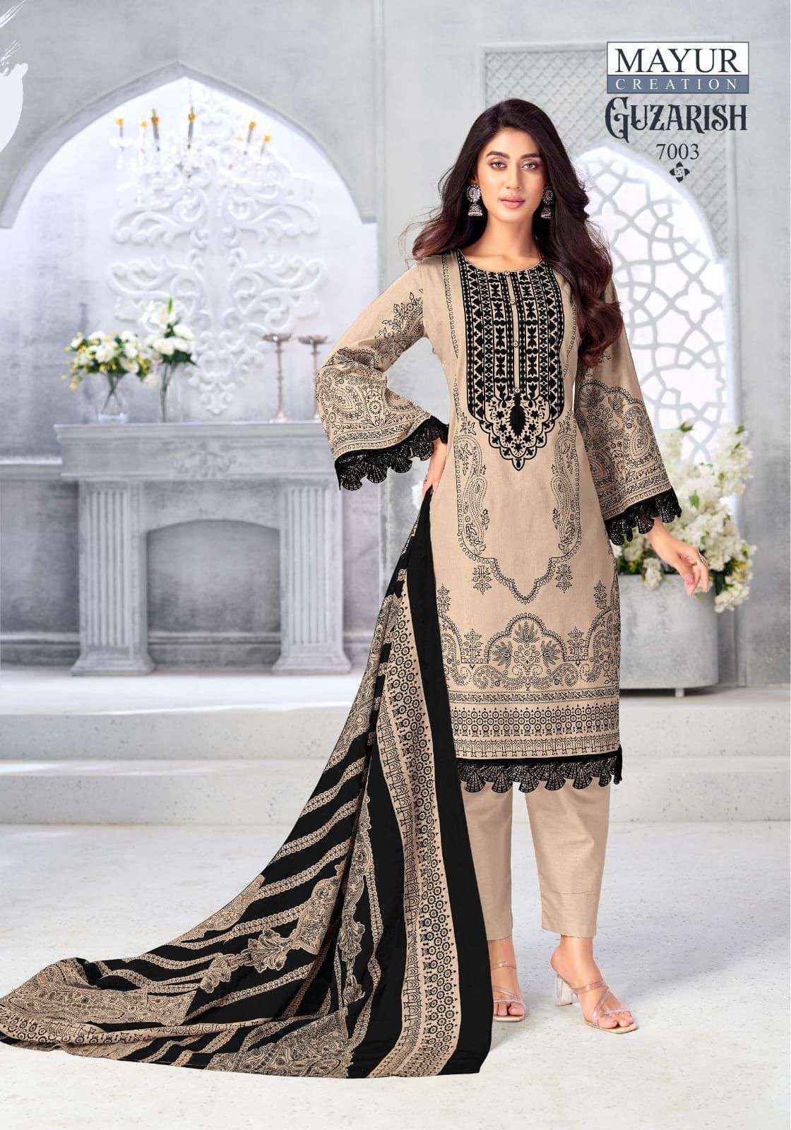 Mayur Creation Guzarish Vol 7 Cotton Dress Material Wholesale Price ( 8 pcs Catalogue )