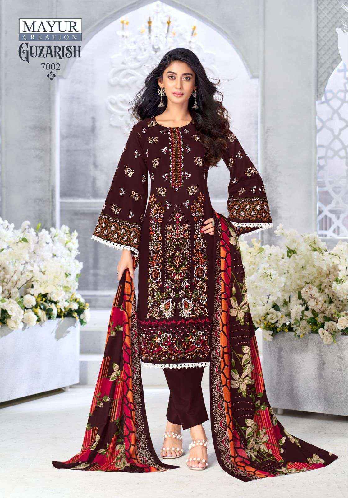 Mayur Creation Guzarish Vol 7 Cotton Dress Material Wholesale Price ( 8 pcs Catalogue )