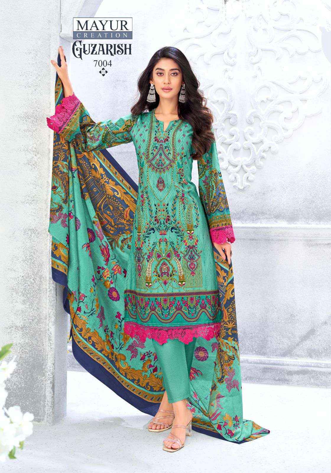 Mayur Creation Guzarish Vol 7 Cotton Dress Material Wholesale Price ( 8 pcs Catalogue )