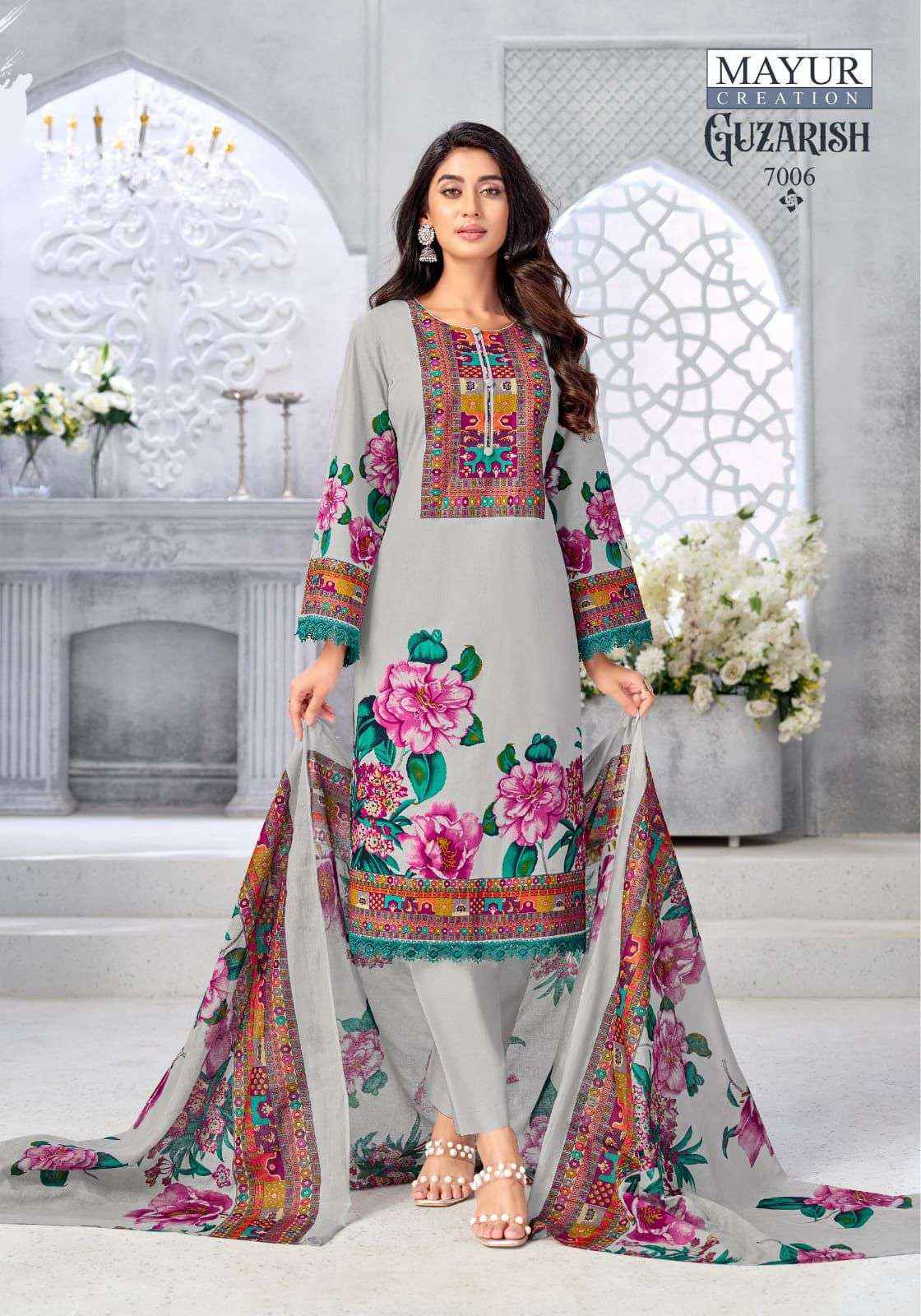 Mayur Creation Guzarish Vol 7 Cotton Dress Material Wholesale Price ( 8 pcs Catalogue )
