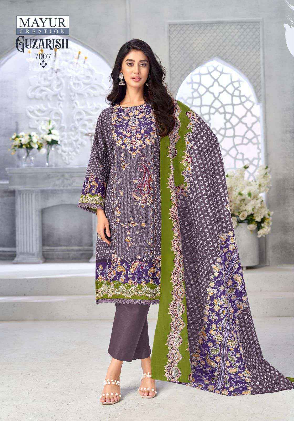 Mayur Creation Guzarish Vol 7 Cotton Dress Material Wholesale Price ( 8 pcs Catalogue )