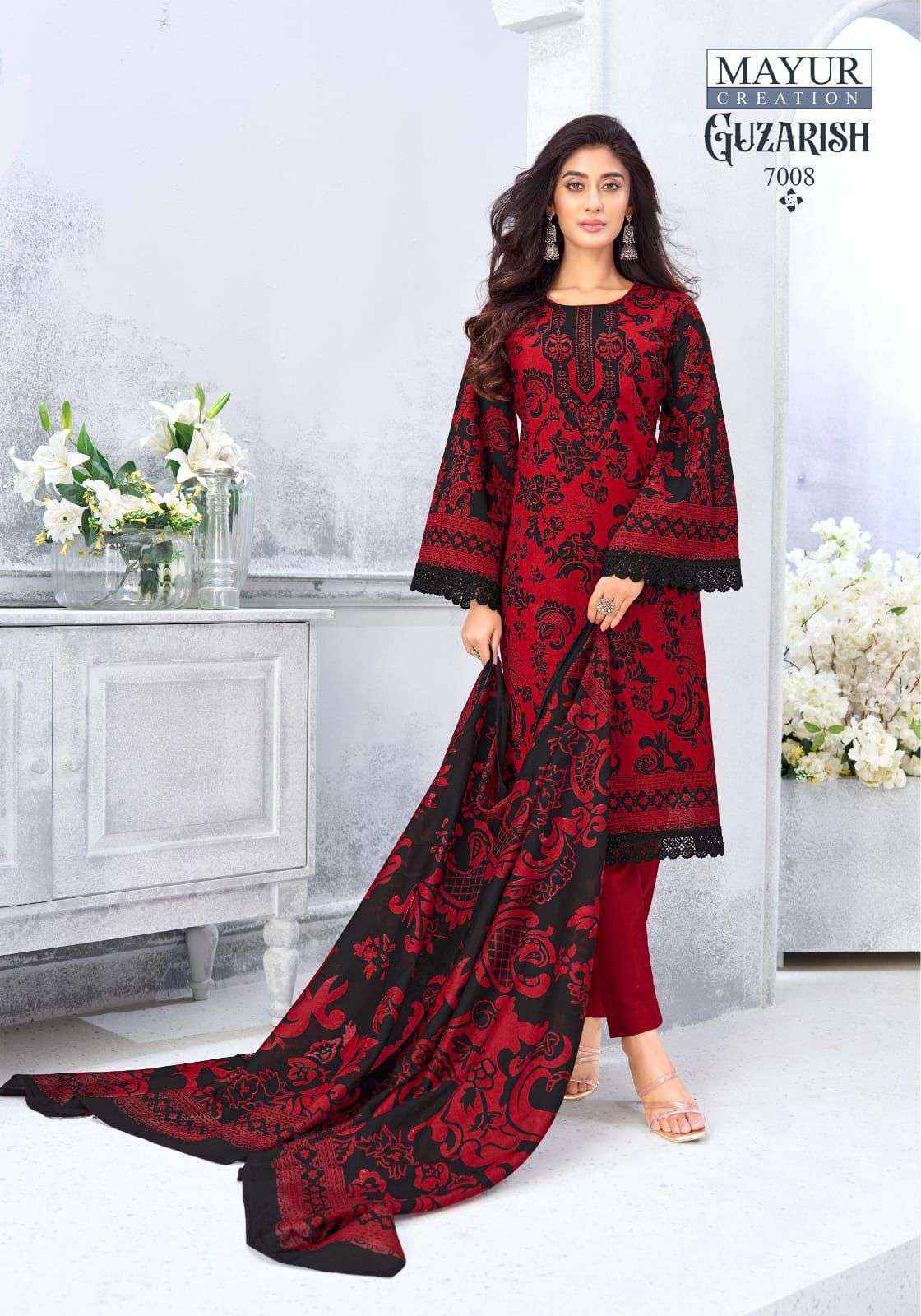 Mayur Creation Guzarish Vol 7 Cotton Dress Material Wholesale Price ( 8 pcs Catalogue )