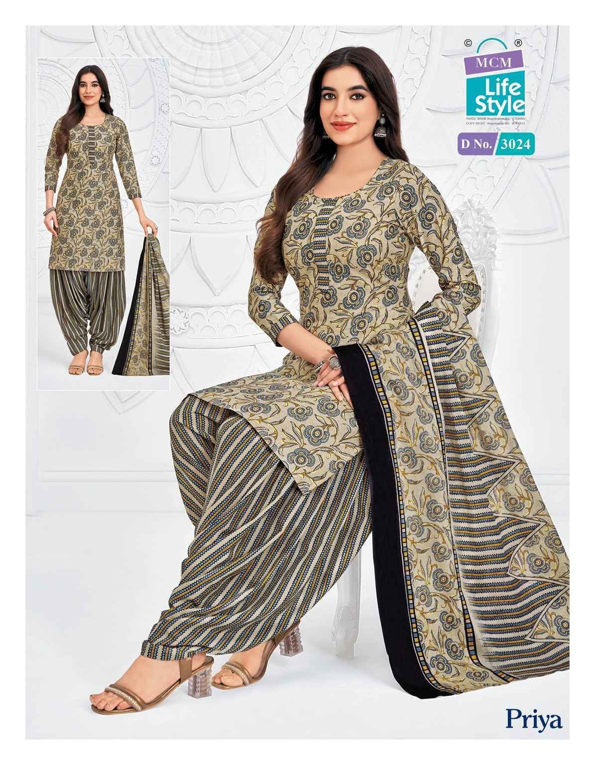 MCM Lifestyle Priya Vol 30 Readymade Cotton Dress Material Wholesale Collection ( 24 Pcs Catalog )